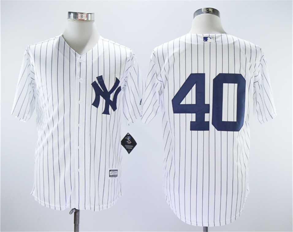 Yankees 40 Luis Severino (No Name) White Cool Base Stitched Baseball Jerseys,We sell and wholesale Yankees 40 Luis Severino (No Name) White Cool Base Stitched Baseball Jerseys on line form chian!